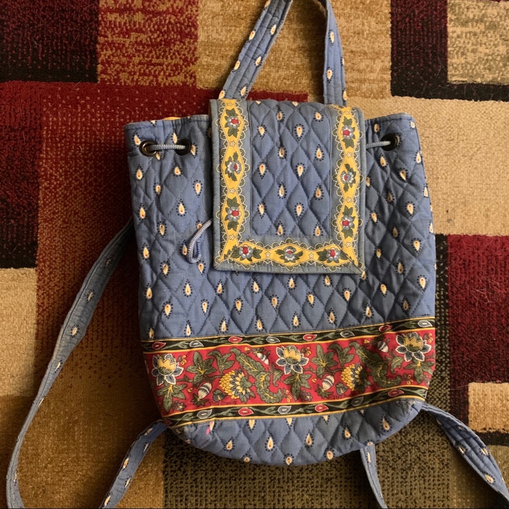 Colorful flower petals mini back pack